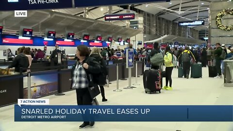 Travelers heading out of DTW expected to see few delays, cancellations
