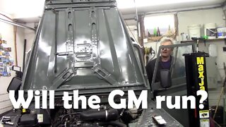 GM Vortec project 110. Will it fire up?