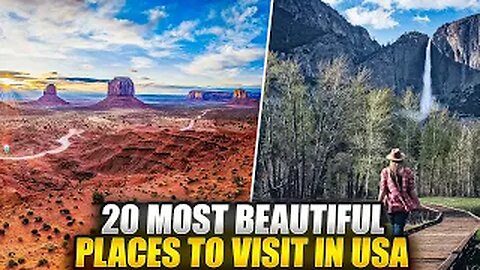 20 Most Beautiful Places to Visit in USA | Traveling video