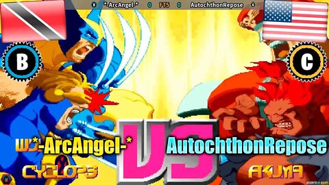 X-Men vs. Street Fighter (*-ArcAngel-* Vs. AutochthonRepose) [Trinidad and Tobago Vs. U.S.A.]