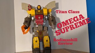 Siege OMEGA SUPREME War For Cybertron Transformers Titan Class Review