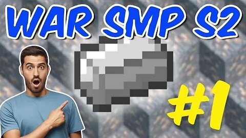 Collecting Iron in War Smp lifesteal smp #minecraft