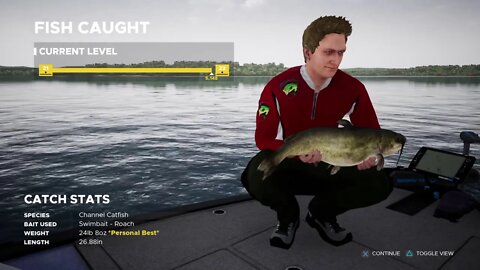 Fishing Sim World Level 21 part 4 Big Catfish! Finale! The End!