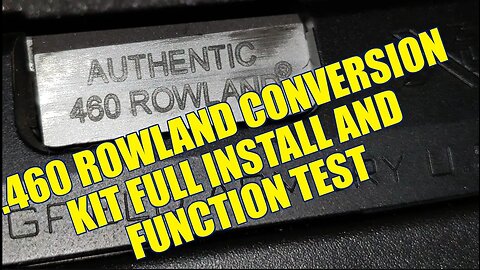 .460 Rowland Full Installation and Testing