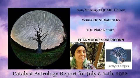 U.S. PLUTO RETURN & FULL MOON in CAPRICORN - Catalyst Astrology Report for July 8-14, 2022