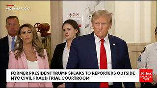 Trump Blasts Judge, 'Lunatic' Letitia James Before NYC Civil Fraud Trial Resumes