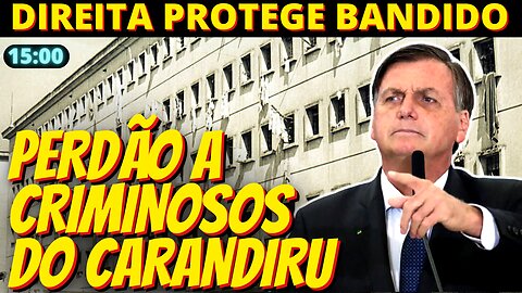ABSURDO - Último indulto de Natal de Bolsonaro perdoa PMs Do Massacre do Carandiru em SP
