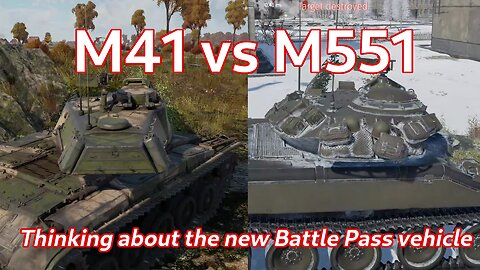 M41 vs M551: Looking at the pieces of the new Battle Pass Vehicle [War Thunder Gameplay]
