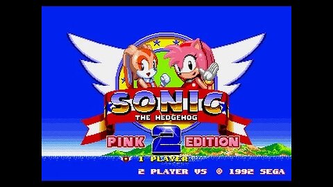 Sonic the Hedgehog 2-Pink Edition[Amy Rose run]