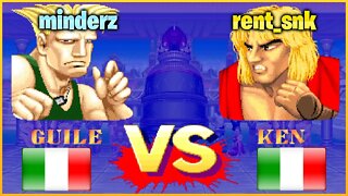 Street Fighter II': Champion Edition (minderz Vs. rent_snk) [Italy Vs. Italy]