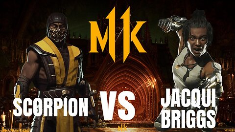 Scorpion vs Jacqui Briggs - MK11 Showdown of Fire and Technology