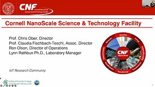 2022 NanoScale Science And Technology Workshop at Cornell NanoScale Facility - FULL PRESENTATION