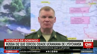 Rússia diz que suas tropas cercaram cidade ucraniana de Lysychansk | @SHORTS CNN