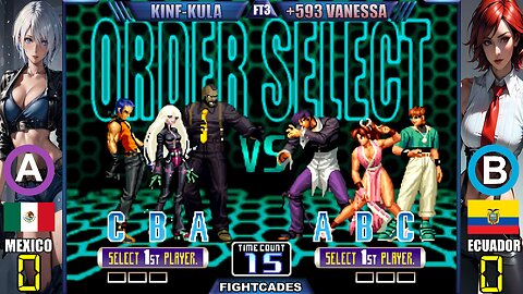 kfk2k2pls - 🇲🇽 KINF-KULA FT3 🇪🇨 +593 Vanessa | #kof2002 #kof2002plus #combos #gameplay #kof #kofxv