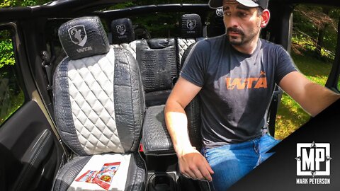 RuffTuff Custom Seat Cover Off-Road Jeep Install | Mark Peterson Hunting