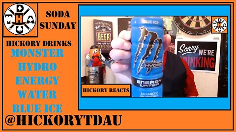 Monster Hydro Energy Water Blue Ice Review Hickory Drinks Soda Sunday