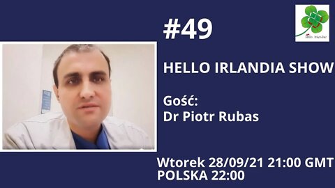 ☘️ Hello Irlandia Show #49 z Dr Piotrem Rubasem 🎙