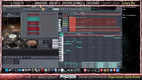 Fl Studio 20-Power Song Building (Organ-SymphonyGuitar)-Omnisphere-Superior drummer 3-Kontakt 6 &…