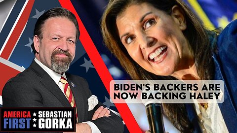 Biden's backers are now backing Haley. Vivek Ramaswamy with Sebastian Gorka on AMERICA First