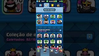 meus emotes festeiros #clashroyale #tiktok #short