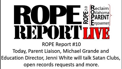 ROPE Report #10 - Michael and Jenni Talk Satan Clubs and More