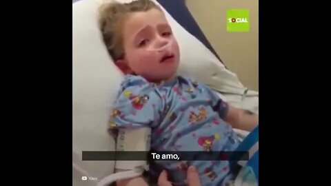 Filmaram Um Momento Muito Emocionante Quando uma Menina Acha Que Vai Para o Céu