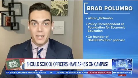 NewsNation: Should School Officers Have AR-15s? (DEBATE)