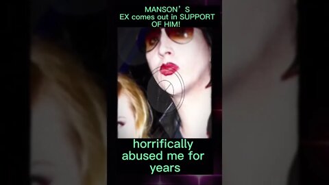 #marilynmanson EX comes out in #support OF HIM | #shorts