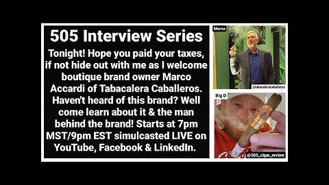 Interview with Marco Accardi of Tobacalera Caballeros