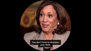 Kamala Harris & her "You Don't Have To Abandon Your Faith" pro-abortion talking-point