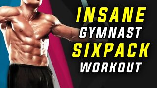 Insane Gymnast Sixpack Workout You Can Do Anywhere (Follow along!)