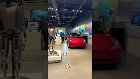 Indoor Tesla Store