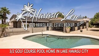 Lake Havasu Pool Home in the Golf Course Area 2070 Palmer Dr MLS 1021586