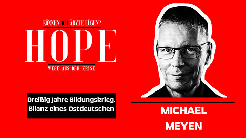 Michael Meyen - 30 Jahre Bildungskrieg - Bilanz eines Ostdeutschen