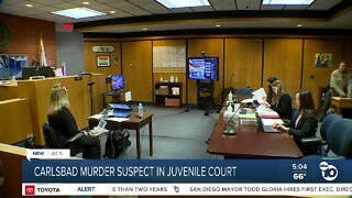 Carlsbad murder suspect in juvenile court
