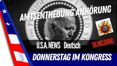 Biden Amtsenthebungsanhörung am Donnerstag