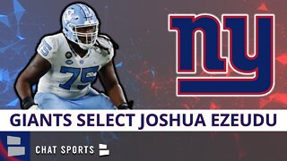 INSTANT Reaction: New York Giants Draft OL Josh Ezeudu From UNC On NFL Draft Day 2