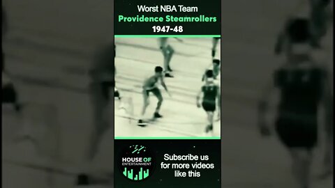 Worst NBA Team in History | Providence Steamrollers | Unbelievable stuff!!