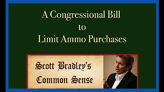 A Congressional Bill to Limit Ammo Purchases