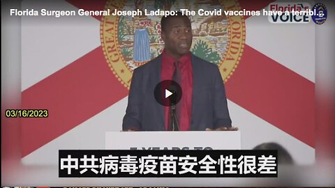 Dr. Joseph Ladapo expound on the mRNA COVID-19 injections’ “terrible safety profile”