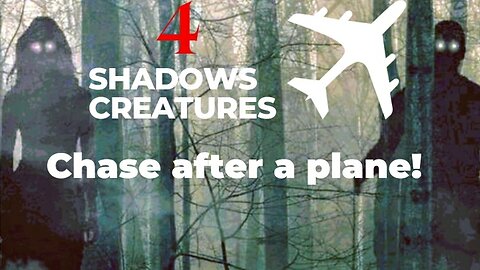 Shadows creatures chase after plane!