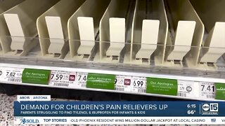 Demand for children's pain relievers up