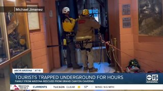 Five people rescued after being trapped underground at Grand Canyon Caverns after elevator malfunction