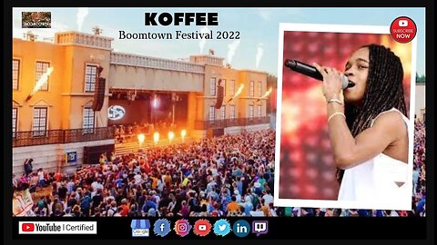 Official Koffee Live Performance at Boomtown 2022