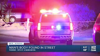 Man's body found in Phoenix early Tuesday morning