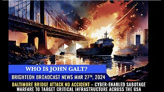 Mike Adams W/ BBN BALTIMORE BRIDGE ATTACK TY JGANON, SGANON