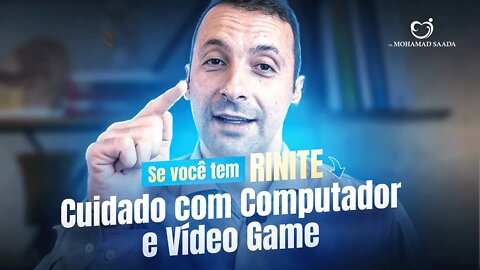 ALERGIA A VÍDEO GAME? SENTA PERTO DO COMPUTADOR COMEÇA A ESPIRRAR? RINITE ALÉRGICA?