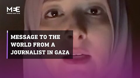 Message To The World From Journalist Maha Hussaini In Gaza