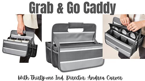 🚗Grab & Go Caddy | Ind. Thirty-One Director, Andrea Carver