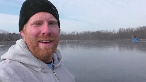 Mississippi River (Backwaters), First Ice Gills | Wisconsin Ice Fishing